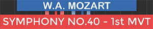 Symphony No 40 1st Movement - Molto Allegro - Mozart